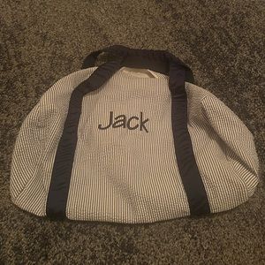 Seersucker kids duffle bag "Jack"